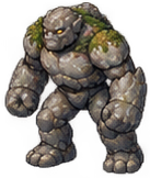 Granite Golem, a towering stone guardian.